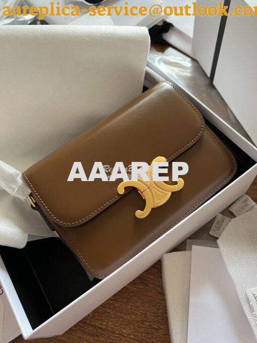 Replica Celine Triomphe Bag Camel 3