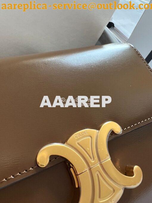 Replica Celine Triomphe Bag Camel 4