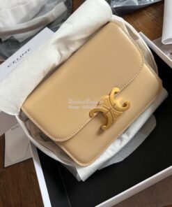 Replica Celine Triomphe Bag Soft Yellow