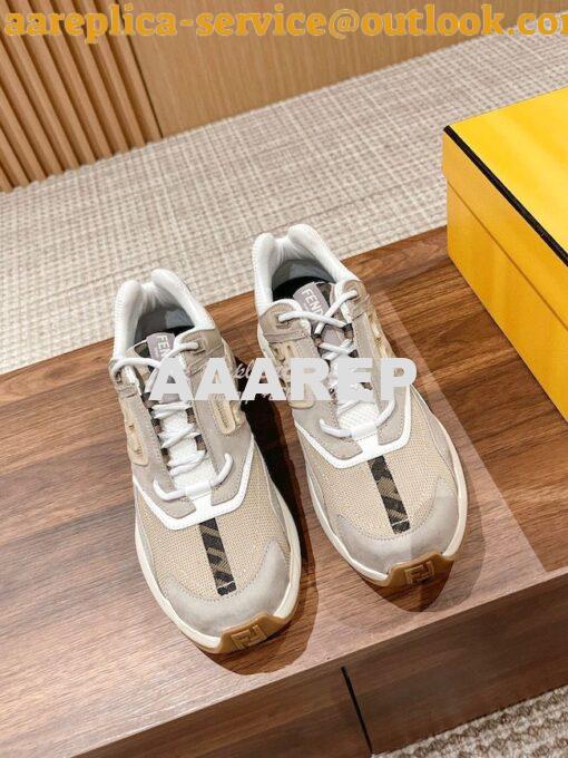 Replica Fendi Faster Trainers nylon low-tops 7E1555 40