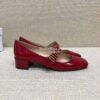 Replica Dior Mary Jane Ballet Pump Patent Calfskin KCB651 Beige 9