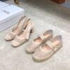 Replica Dior & Moi Slingback Pump Nude Cannage Mesh Embroidery KDP890 11