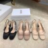 Replica Dior & Moi Slingback Pump Cream Cannage Mesh Embroidery KDP890 10