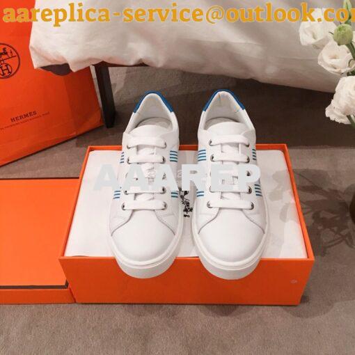 Replica Hermes Avantage Sneaker Male/ Female H201114 Blue 3