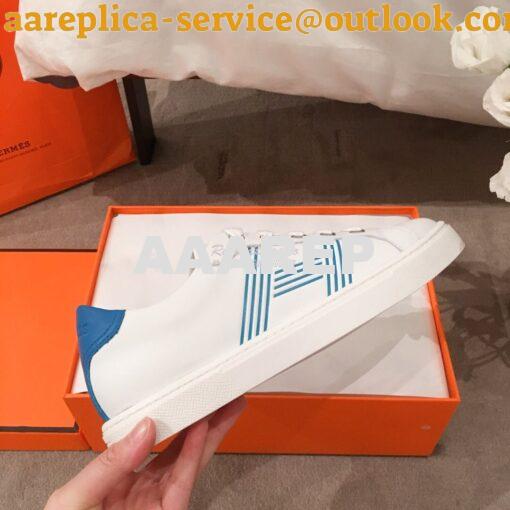 Replica Hermes Avantage Sneaker Male/ Female H201114 Blue 4