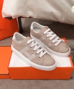 Replica Hermes Avantage Sneaker Male/ Female H201114 Beige 2