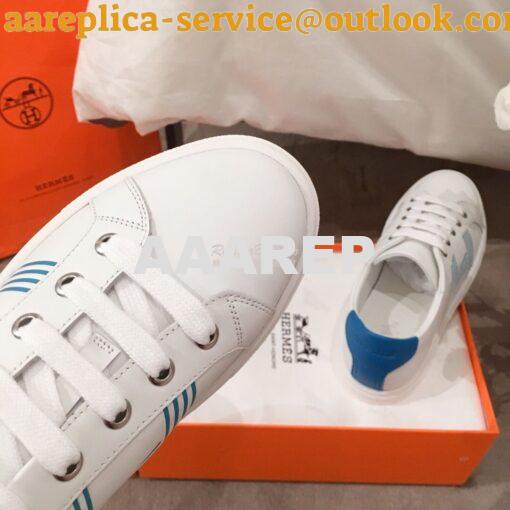 Replica Hermes Avantage Sneaker Male/ Female H201114 Blue 7