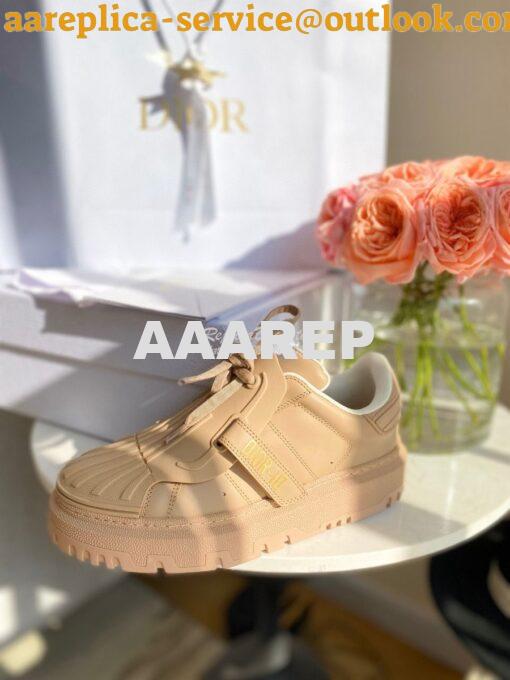 Replica DiorID Sneaker Beige Rubber and Calfskin KCK278 3