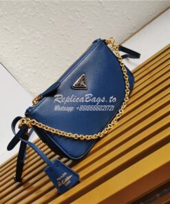 Replica Prada Re-edition 2000 Shoulder Bag 1BH171 Blue 2