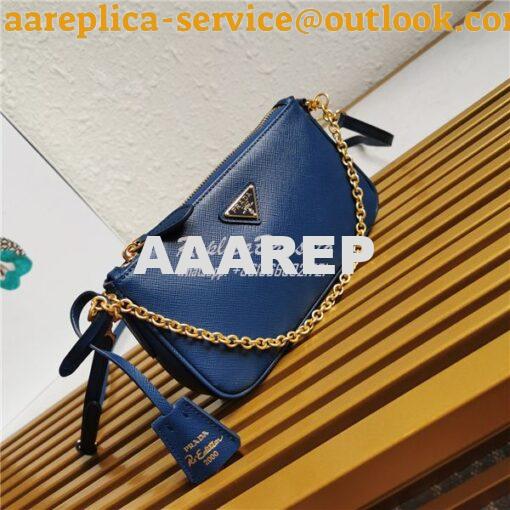 Replica Prada Re-edition 2000 Shoulder Bag 1BH171 Blue 2