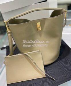 Replica Celine Bucket 16 In Smooth Calfskin 195573 Beige