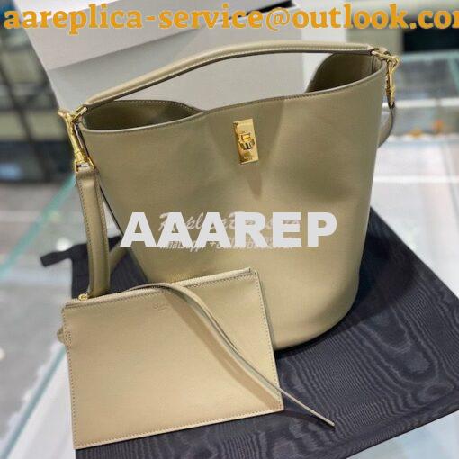 Replica Celine Bucket 16 In Smooth Calfskin 195573 Beige