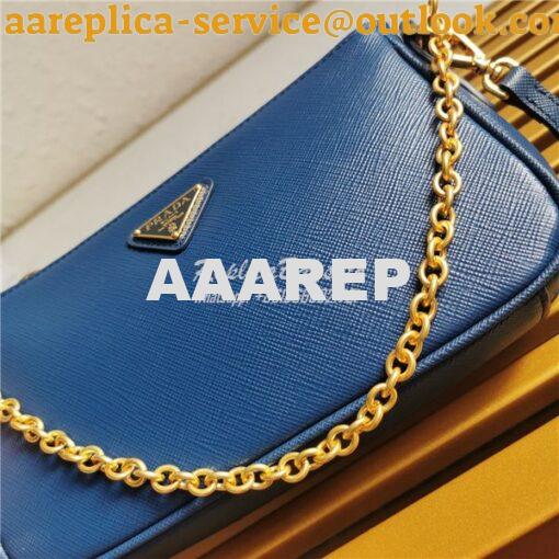 Replica Prada Re-edition 2000 Shoulder Bag 1BH171 Blue 3