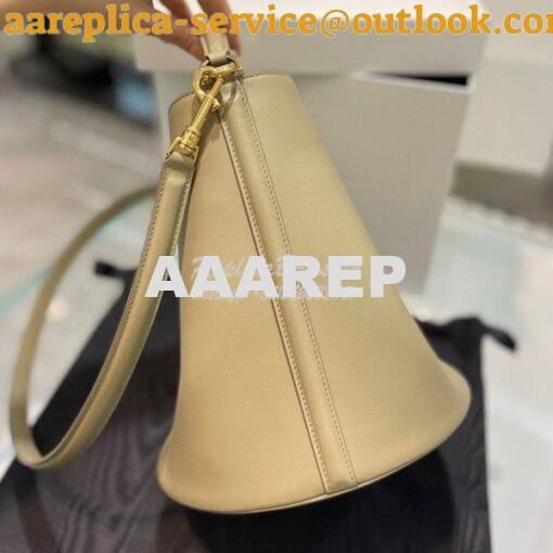 Replica Celine Bucket 16 In Smooth Calfskin 195573 Beige 3