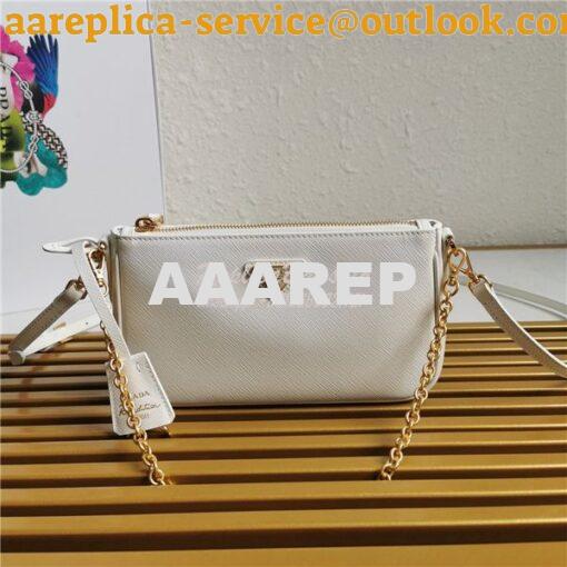 Replica Prada Re-edition 2000 Shoulder Bag 1BH171 White