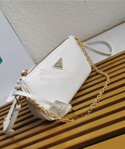 Replica Prada Re-edition 2000 Shoulder Bag 1BH171 White 2