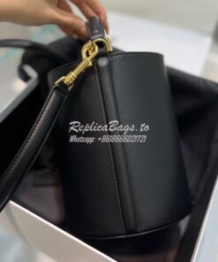 Replica Celine Teen Bucket 16 In Smooth Calfskin 197573 Black 2