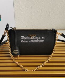 Replica Prada Re-edition 2000 Shoulder Bag 1BH171 Black