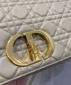 Replica Dior Large Caro Bag Soft Cannage Calfskin M9243 Nude 2