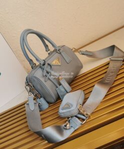 Replica Prada Re-Edition 2005 Nylon Bag 1BB846 Astral Blue 2