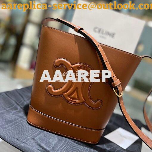 Replica Celine Small Bucket Cuir Triomphe In Smooth Calfskin 198243 Ta