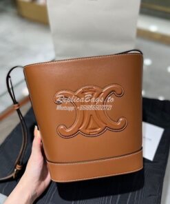 Replica Celine Small Bucket Cuir Triomphe In Smooth Calfskin 198243 Ta 2