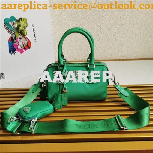 Replica Prada Re-Edition 2005 Nylon Bag 1BB846 Green