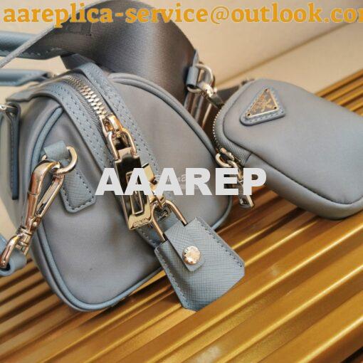 Replica Prada Re-Edition 2005 Nylon Bag 1BB846 Astral Blue 5