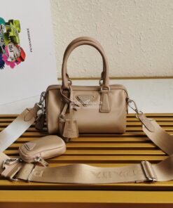 Replica Prada Re-Edition 2005 Nylon Bag 1BB846 Nude