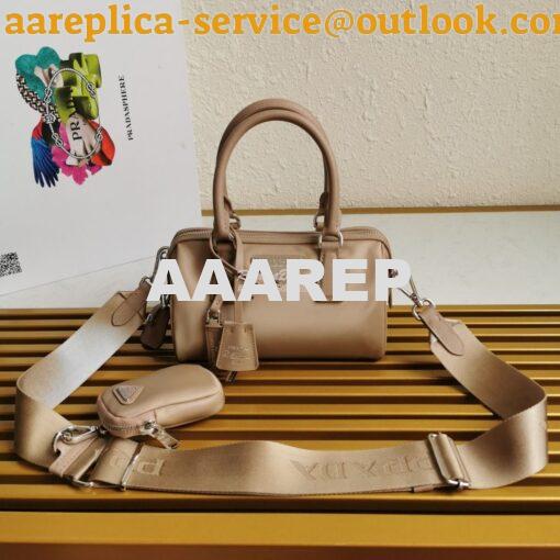 Replica Prada Re-Edition 2005 Nylon Bag 1BB846 Nude