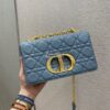 Replica Dior Small Caro Bag Soft Cannage Calfskin M9241 Red 13