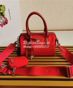 Replica Prada Re-Edition 2005 Nylon Bag 1BB846 Red