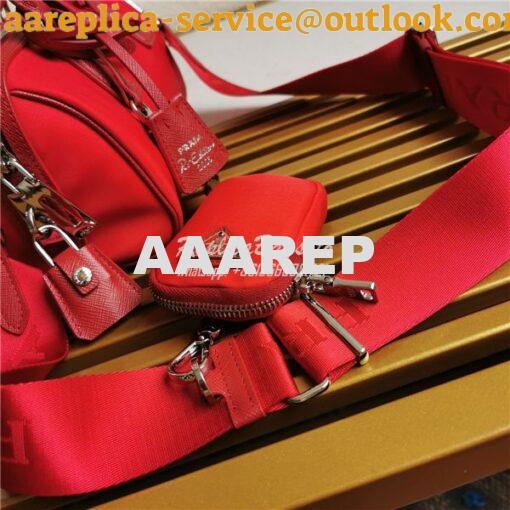 Replica Prada Re-Edition 2005 Nylon Bag 1BB846 Red 7