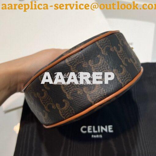 Replica Celine Limited Edition Medium Celine Heart In Triomphe Canvas 3