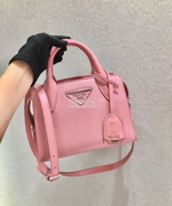 Replica Prada Saffiano Leather Handbag 1BA269 Pink