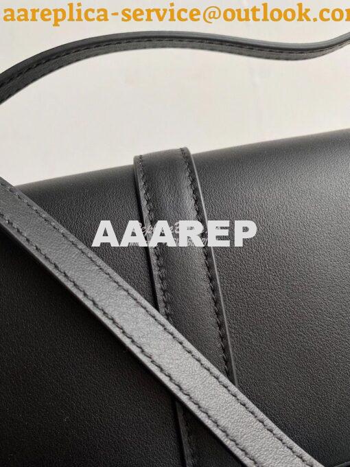 Replica Celine Clutch On Strap In Smooth Calfskin 10I593 Black 7