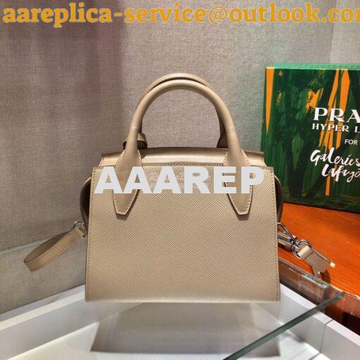 Replica Prada Saffiano Leather Handbag 1BA269 Beige 10