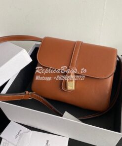 Replica Celine Medium Tabou In Smooth Calfskin 196583 Tan