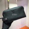 Replica Prada Leather Clutch 2VF001 Blue 11