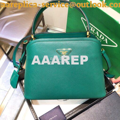 Replica Prada Matinee Mini Bag 1BA282 Green