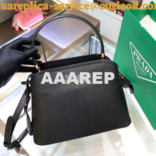 Replica Prada Matinee Mini Bag 1BA282 Black