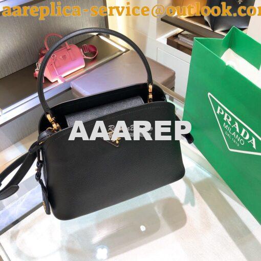 Replica Prada Matinee Mini Bag 1BA282 Black 2