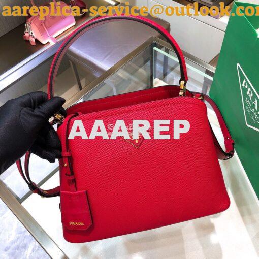 Replica Prada Matinee Mini Bag 1BA282 Red 2