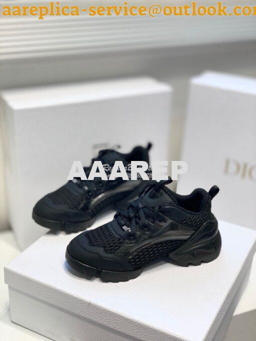 Replica Dior D-Connect Sneaker Black Mesh KCK280 3