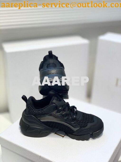 Replica Dior D-Connect Sneaker Black Mesh KCK280 4