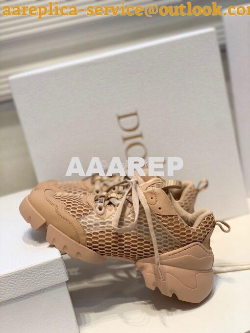 Replica Dior D-Connect Sneaker Nude Mesh KCK280