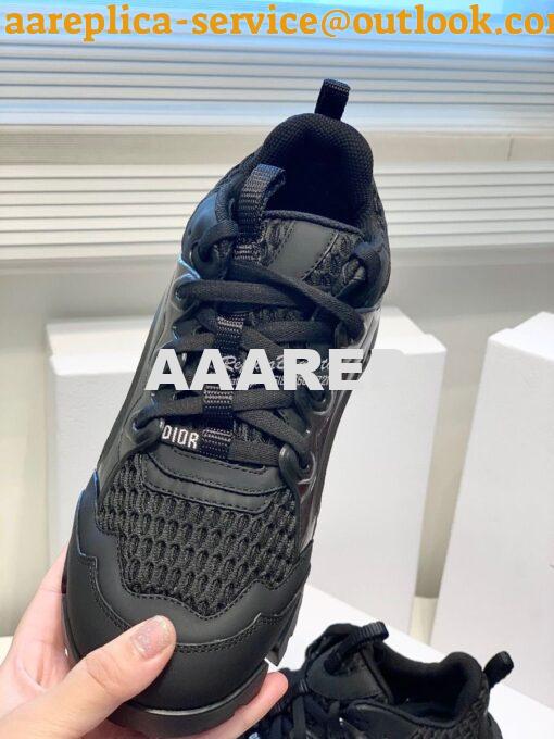 Replica Dior D-Connect Sneaker Black Mesh KCK280 5