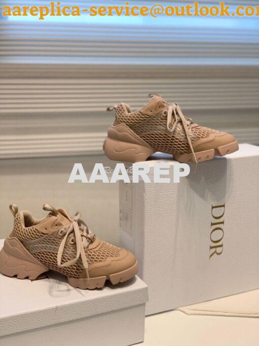 Replica Dior D-Connect Sneaker Nude Mesh KCK280 3