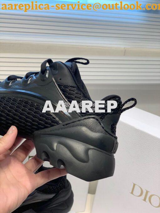 Replica Dior D-Connect Sneaker Black Mesh KCK280 7