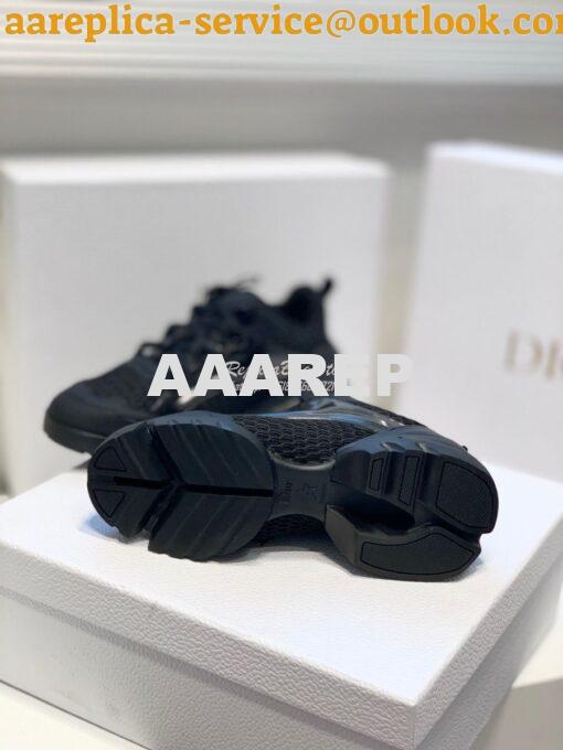 Replica Dior D-Connect Sneaker Black Mesh KCK280 8